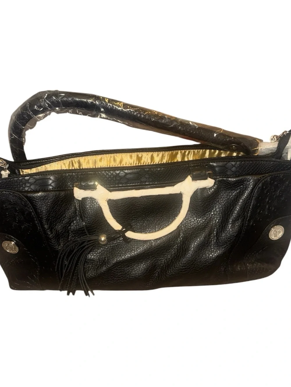 Joy Mangano Large Black Purse